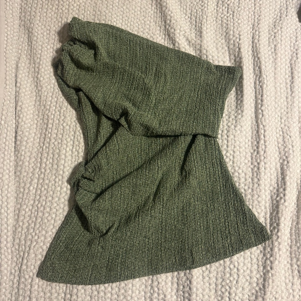 Zara One Shoulder Knit Top